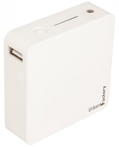 [02500181] Banque d'alimentation/6000 mAh/USB-A/Blanc