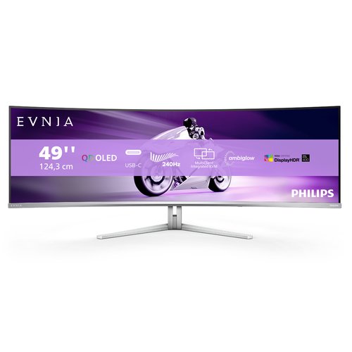 EVNIA 49" DQHD QD-OLED 240Hz/0.3ms/USB-C/Ambiglow#