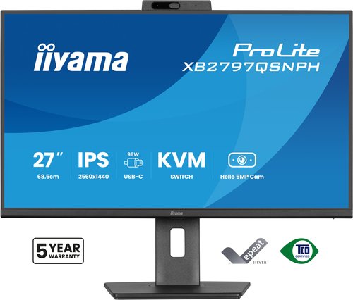 XB2797QSNPH-B1 27"QHD/75Hz/IPS/Pivot/CAM/USB-C 96W