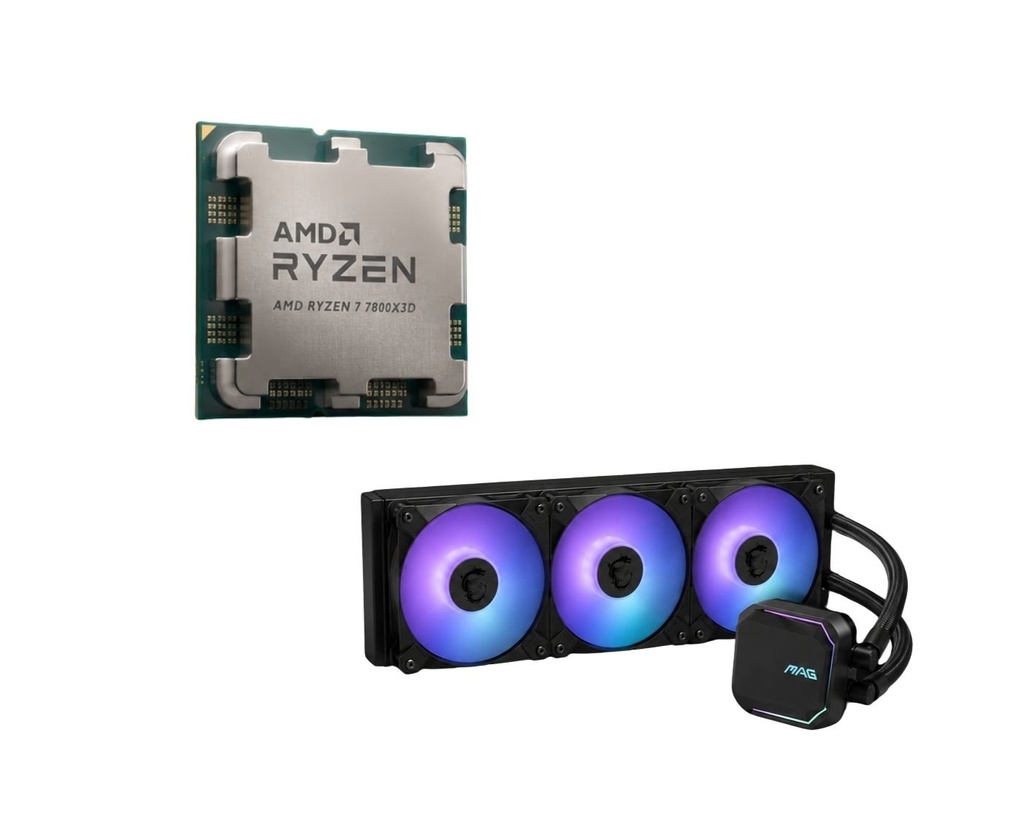 Ryzen 7 7800X3D + MAG Coreliquid A13 360 Noir