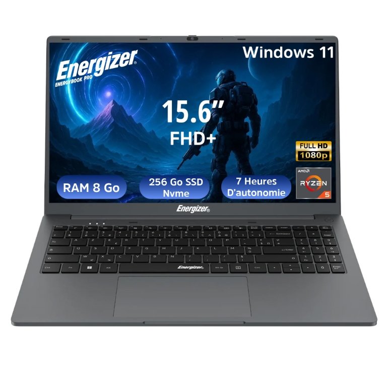 EnergyBook Pro 15.6" FHD/R5-3500U/8Go/256Go/W11