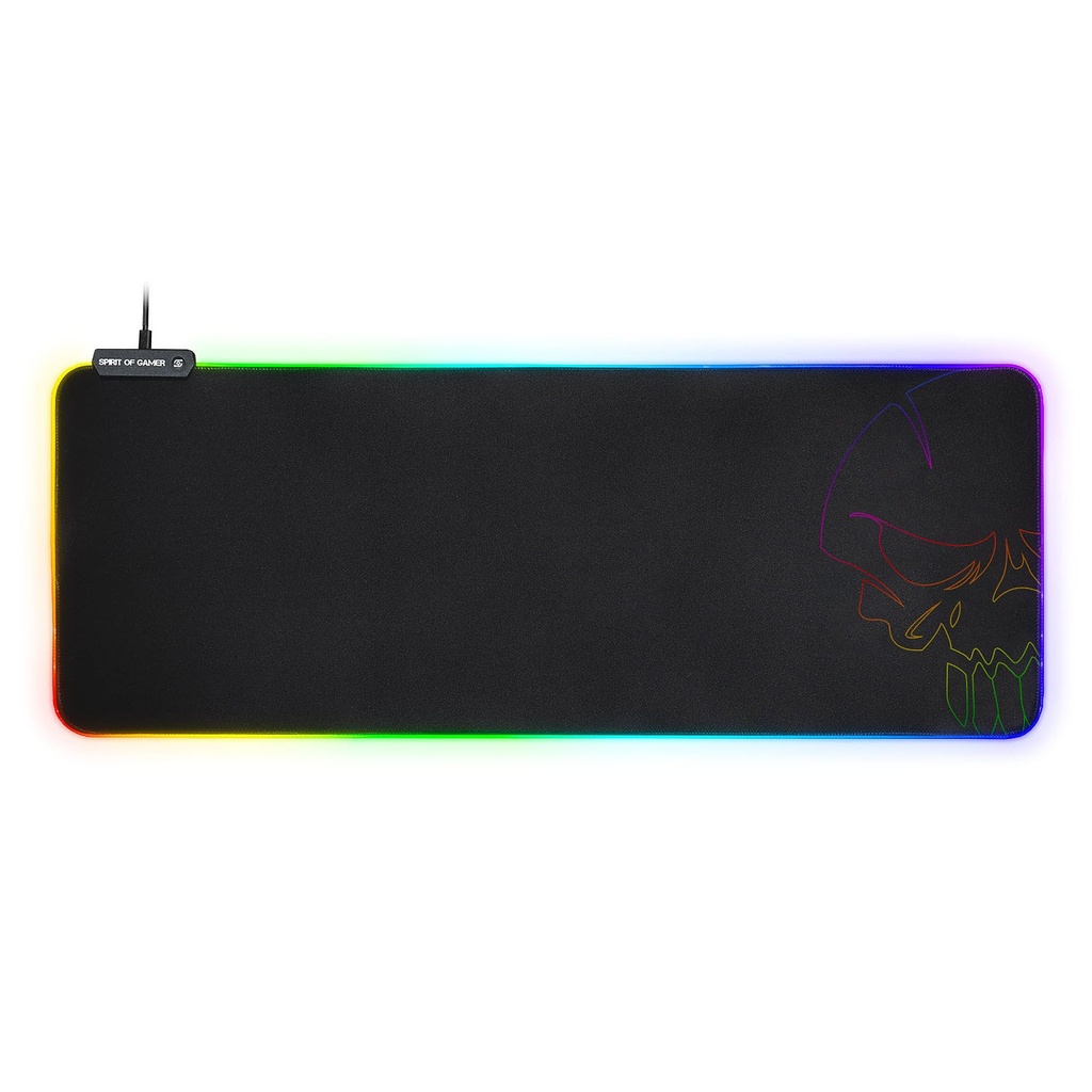 Skull RGB Gaming mouse pad - Taille XXL