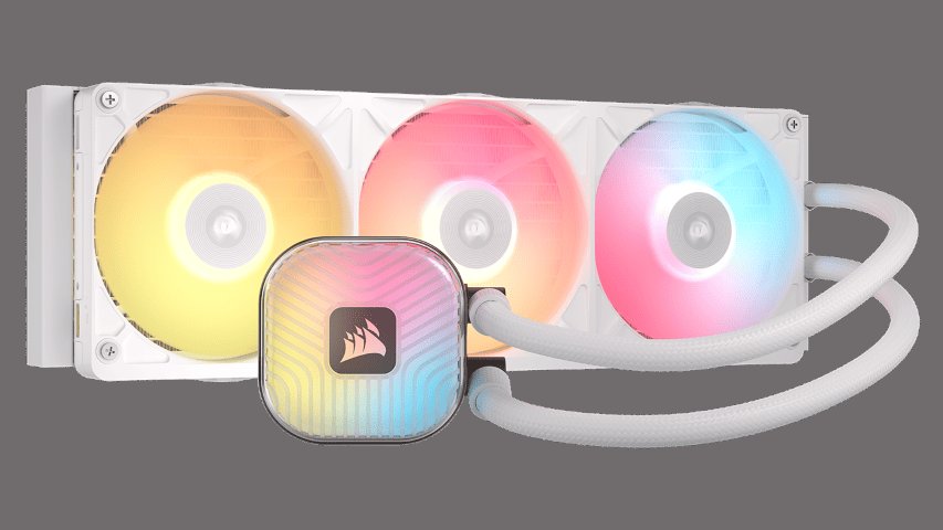 iCUE LINK TITAN II 360 RX RGB - 360mm - Blanc