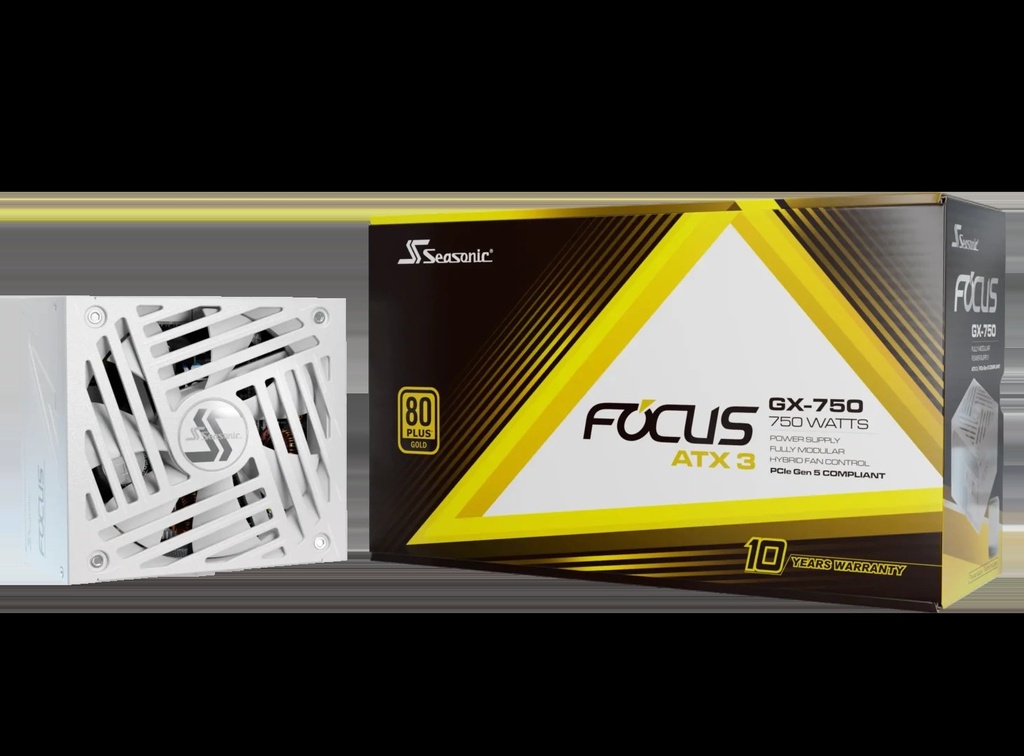 ATX 750W 80+ Gold - FOCUS-GX-750-V4-WHITE