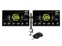 2 x27"QHD/240Hz/F-IPS/0.5ms/FSP + Support+Souris#