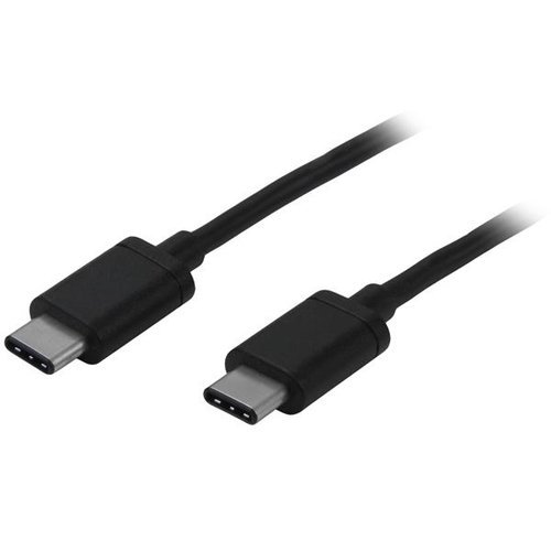 Câble USB-C 2.0 mâle/mâle - 2m - Noir