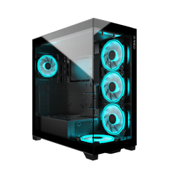 [01501784] Radiant.X Black - GT/Sans Alim/ATX