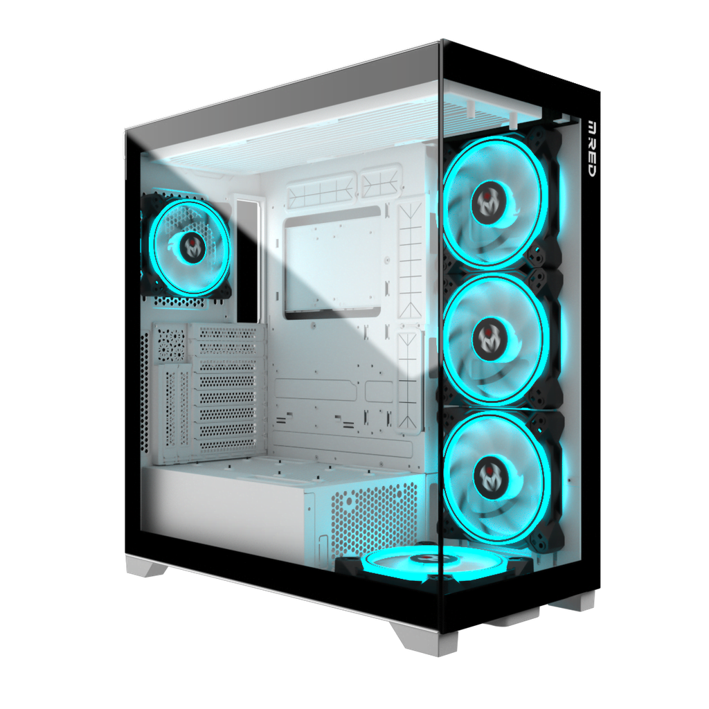 [01501816] Radiant.X White - GT/Sans Alim/ATX