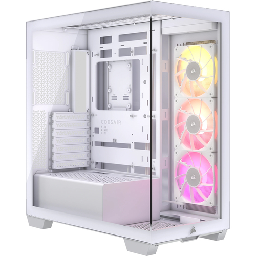 iCUE LINK 3500X RGB Blanc - MT/Sans Alim/E-ATX