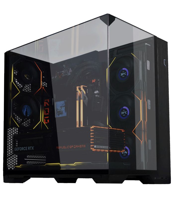 O11 Vision Noir - MT/Sans Alim/E-ATX